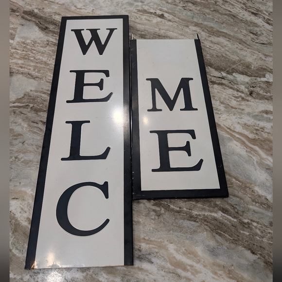 Interchangeable Tin Welcome Sign - Picture 4 of 6